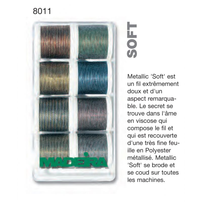 Boîte de fils METALLIC SOFT - Réf 8011