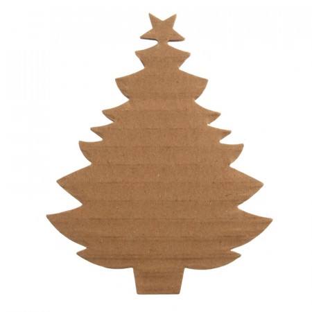Décoration de Noël : Sapin en carton à décorer Réf 57/95/C1723