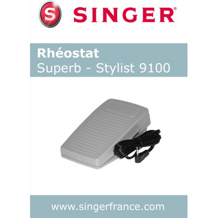 Rhéostat Stylist 9100 sous blister Singer réf 55/85/1011.B