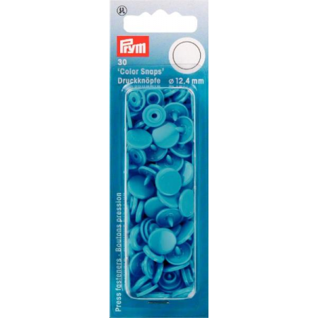 Boutons Pression  Color Snaps Bleu D Acier 12,4 Mm Prym Réf 393108
