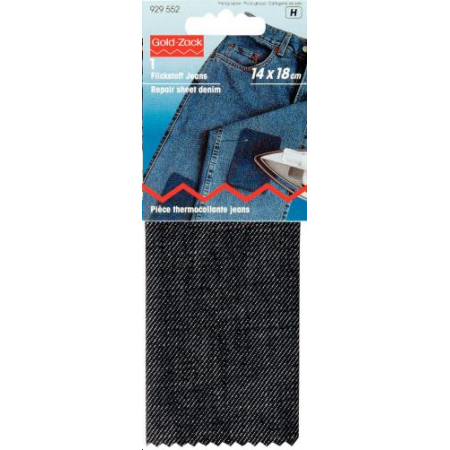 Piece  Thermocollante Jeans 14 X18 Cm Noir PRYM Réf 929552
