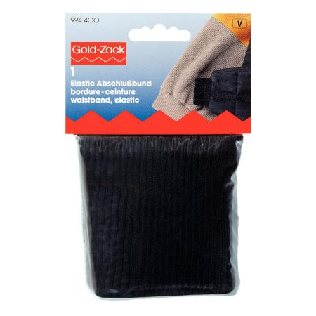 Bordure-ceinture tricotée  coloris Noir, 1 piece ref 994400