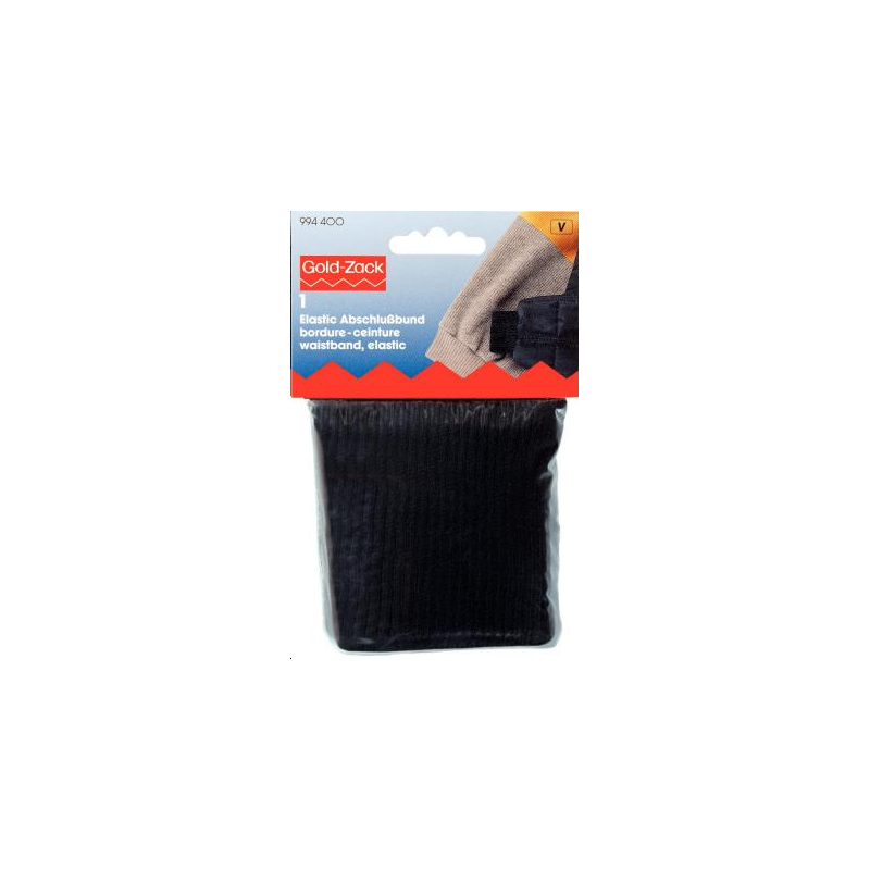 Bordure-ceinture tricotée  coloris Noir, 1 piece ref 994400
