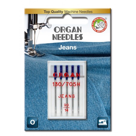 Aiguille 130/705H-DE Jeans 90 / 5 pcs ORGAN