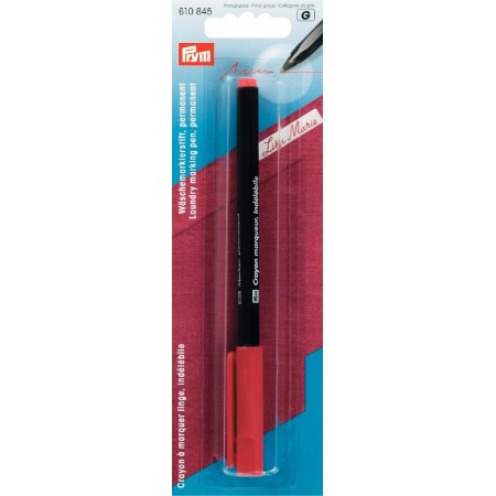 Crayon A Marquer Linge Indelebile Rouge Prym Réf 610845