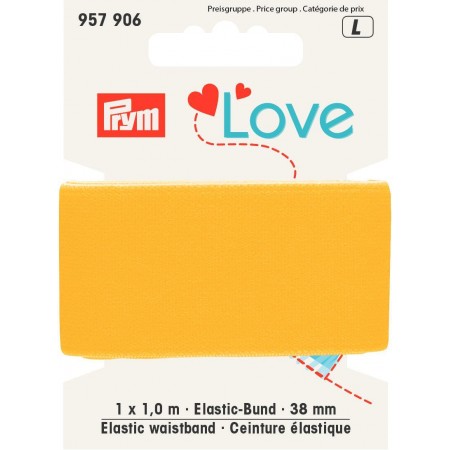 Ceinture élastique jaune Prym Love Réf 66/957906