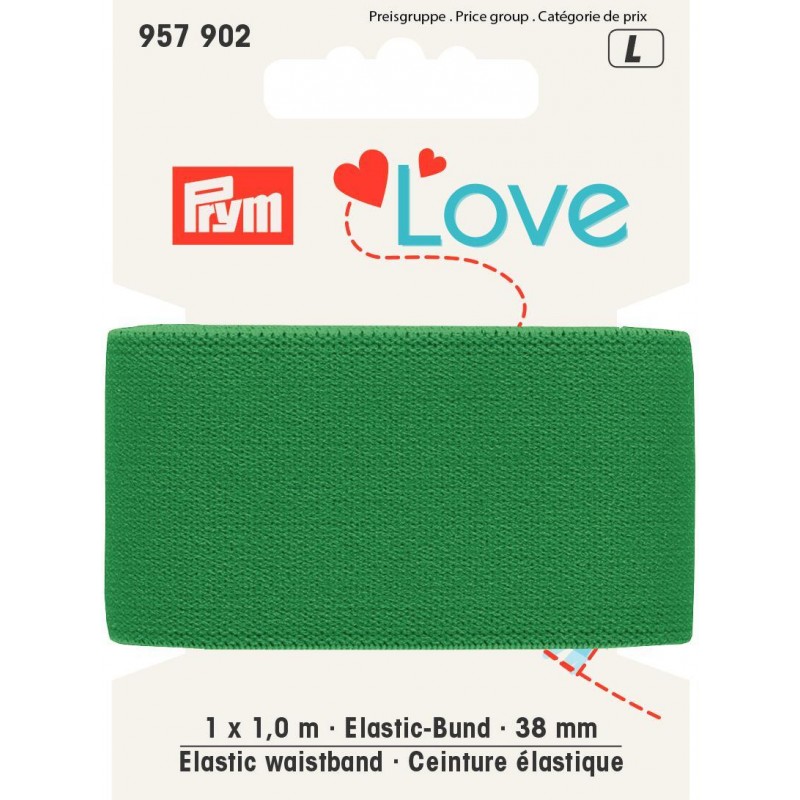 Ceinture élastique vert Prym Love Réf 66/957902