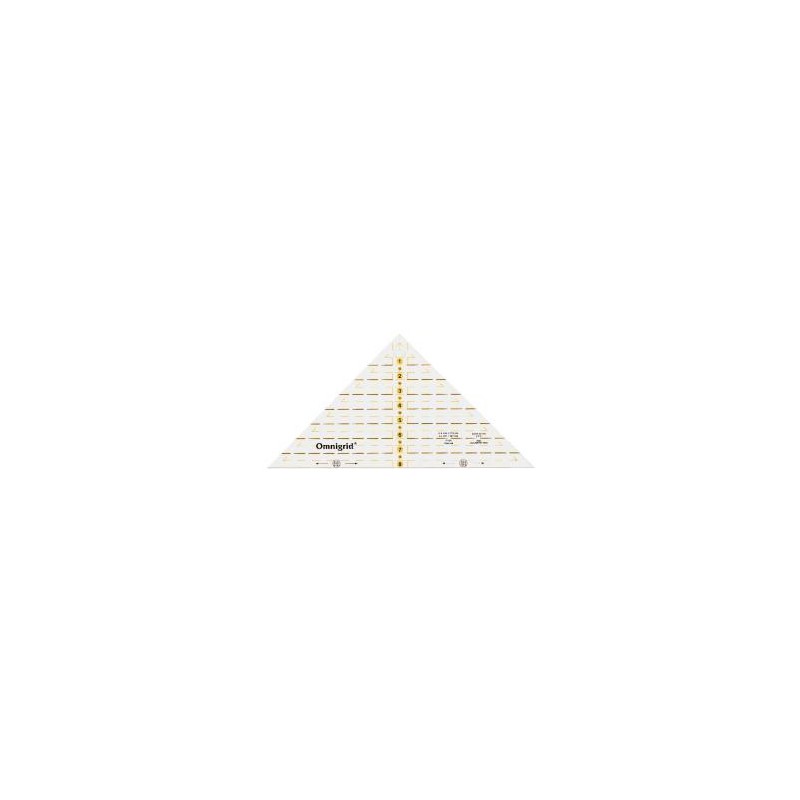 Regle  Triangle Rectangle 1/4 Carre En Inch  PRYM Réf 611640