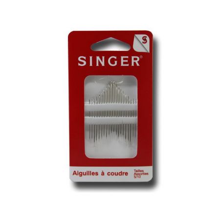 AIGUILLES A COUDRE SINGER ASSORTIES N°5 A 10 SF208.510