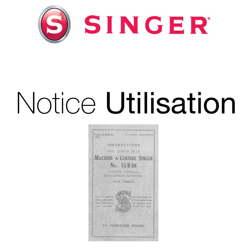 NOTICE SINGER XL-550